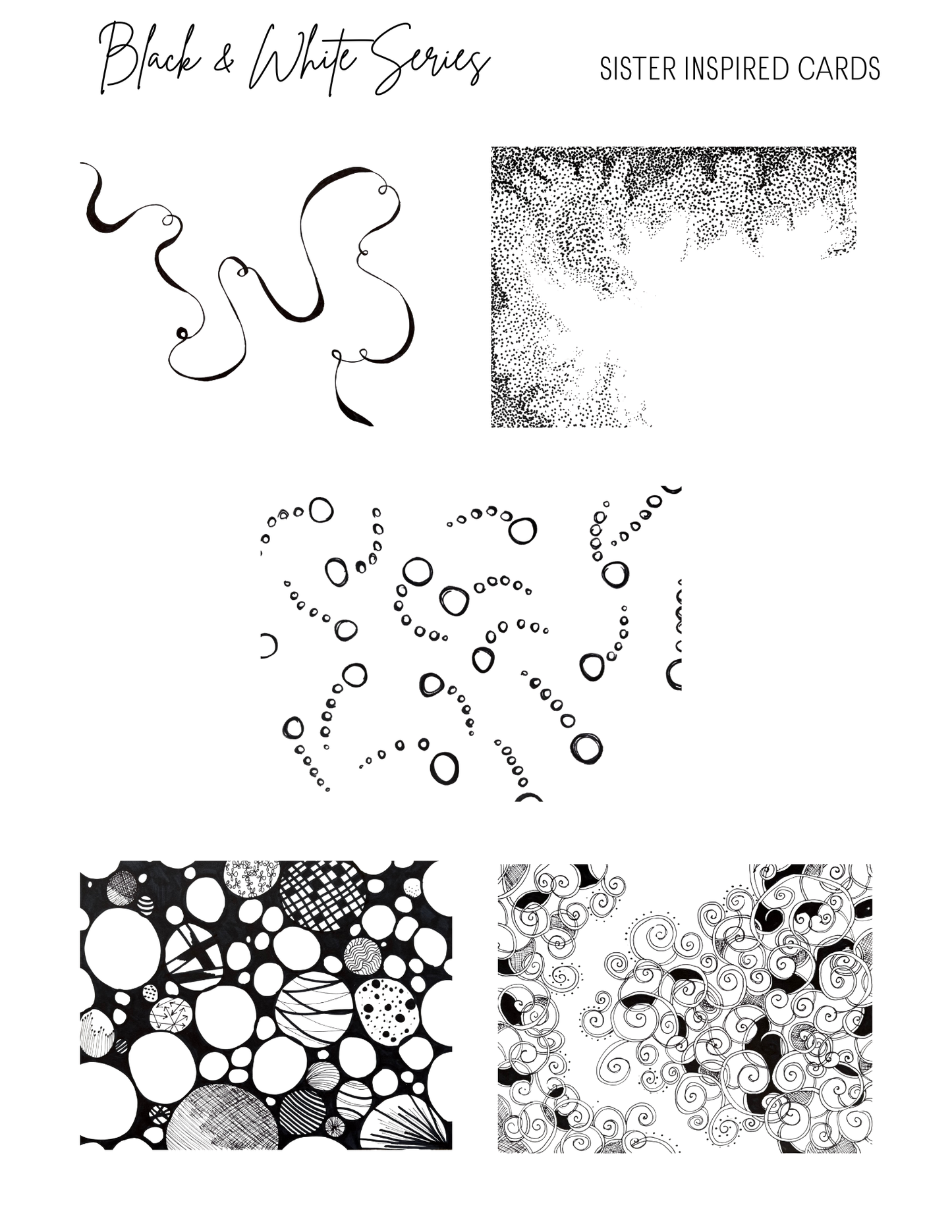 "Black & White Series" (multipack)