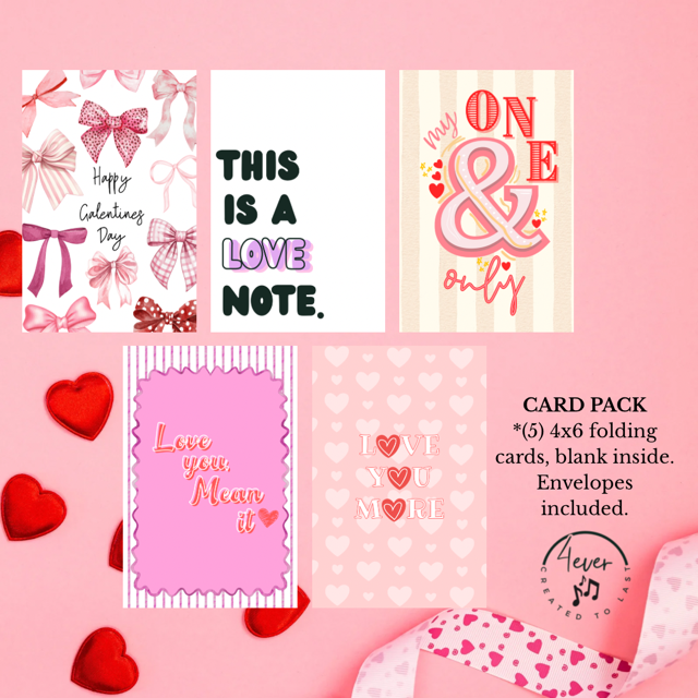 Valentines Day Card Pack