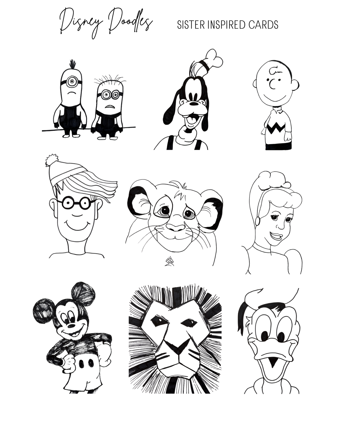 "Disney Doodles" (multipack)
