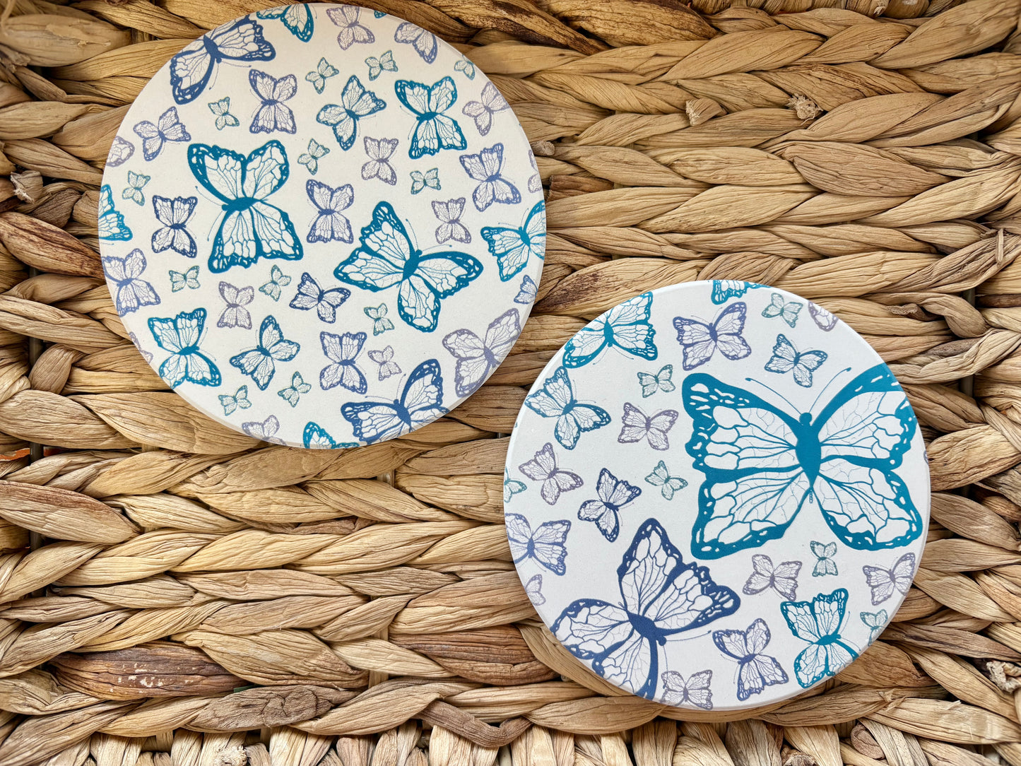 SMW Butterfly Coasters