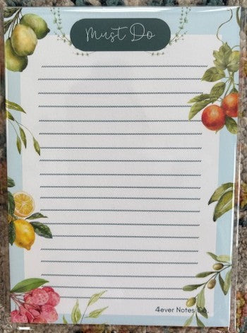 "Must Do" notepad