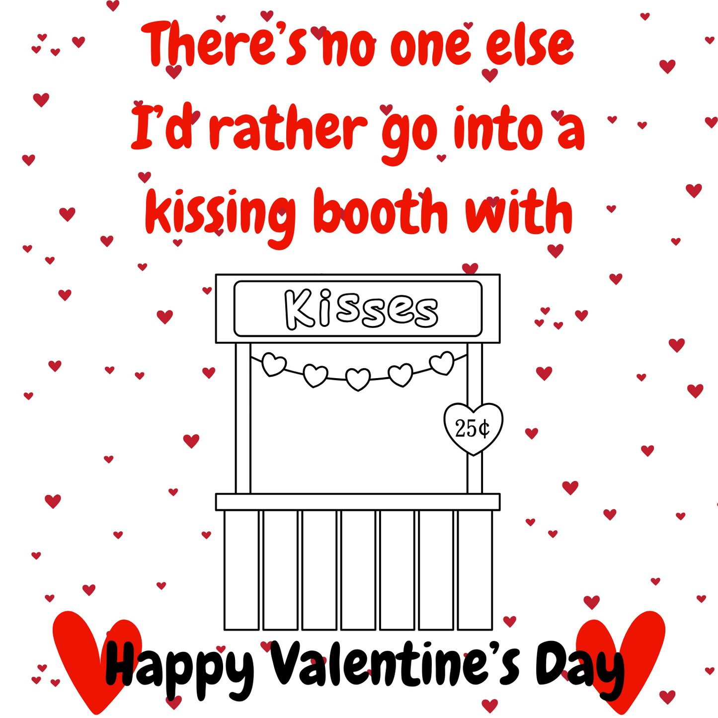 "Kissing Booth" Valentine