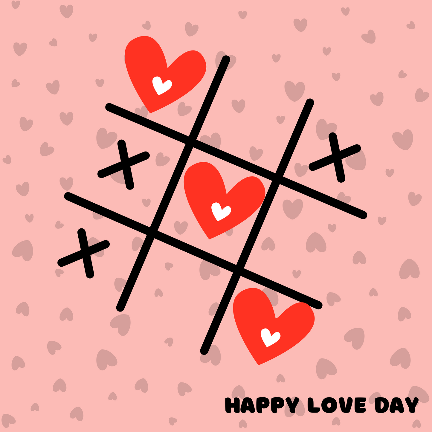 "Tic Tac Toe" Valentine