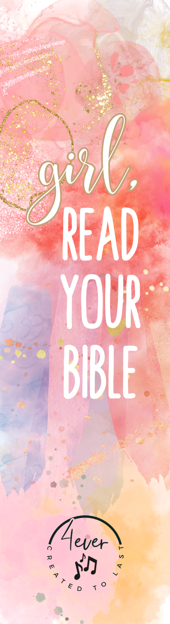 "Girl, Read Your Bible" Bookmark