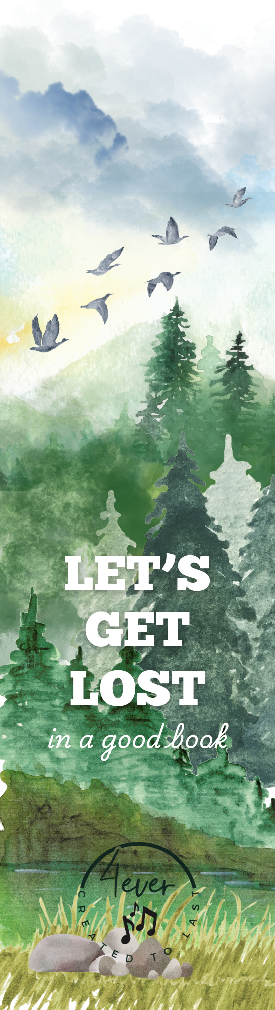 "Let's Get Lost" Bookmark