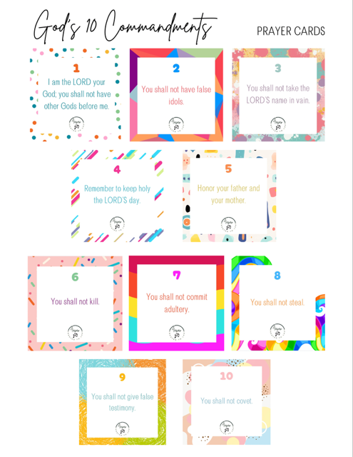 God's 10 Commandments