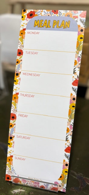 "Meal Plan" (notepad)