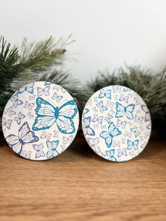 SMW Butterfly Coasters