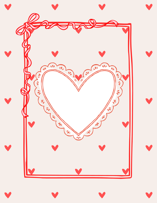 Lace Heart (print)