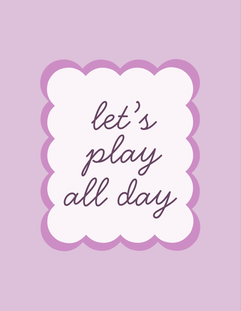 Play All Day (print)