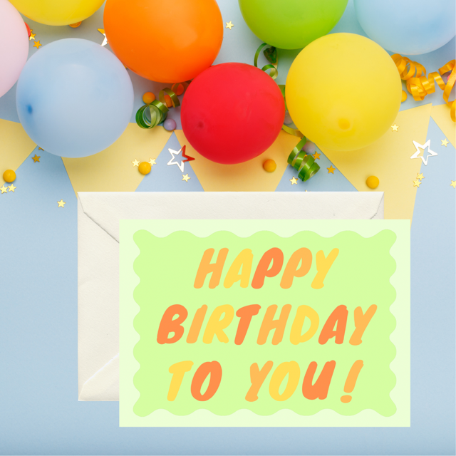 Happy Birthday (green)