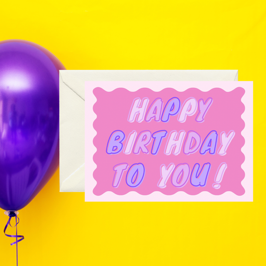 Happy Birthday (pink)