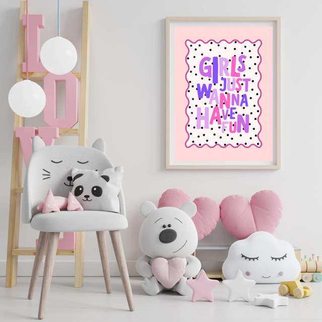 Girls Just Wanna Have Fun (print)